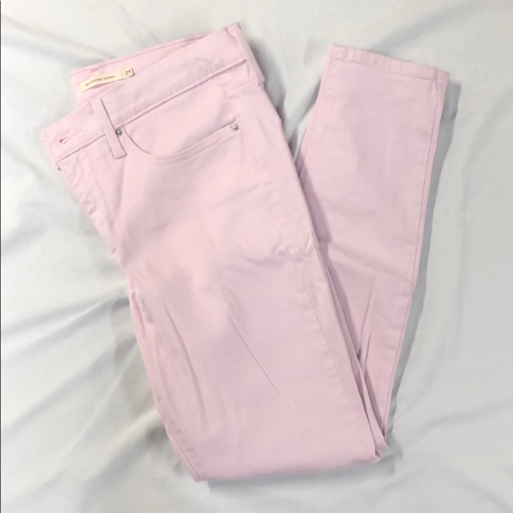 Pink Levi Skinny Pants